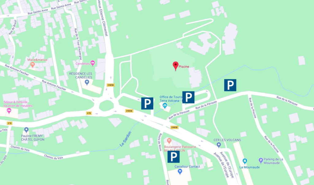 Map piscine