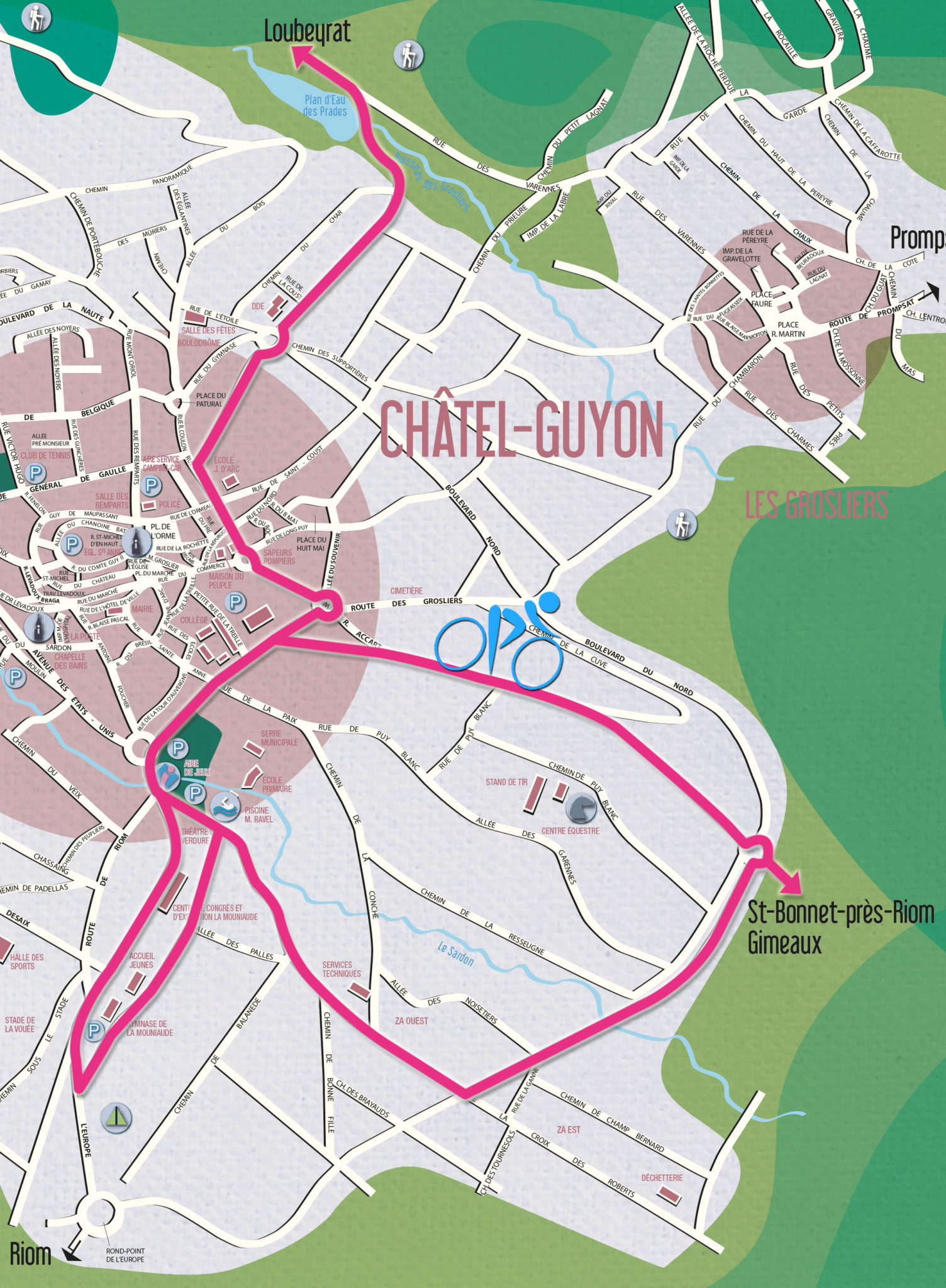 Plan Coupe Cyclisme Feminines Ville De Chatel Guyon Plan Coupe Cyclisme Feminines Ville De Chatel Guyon