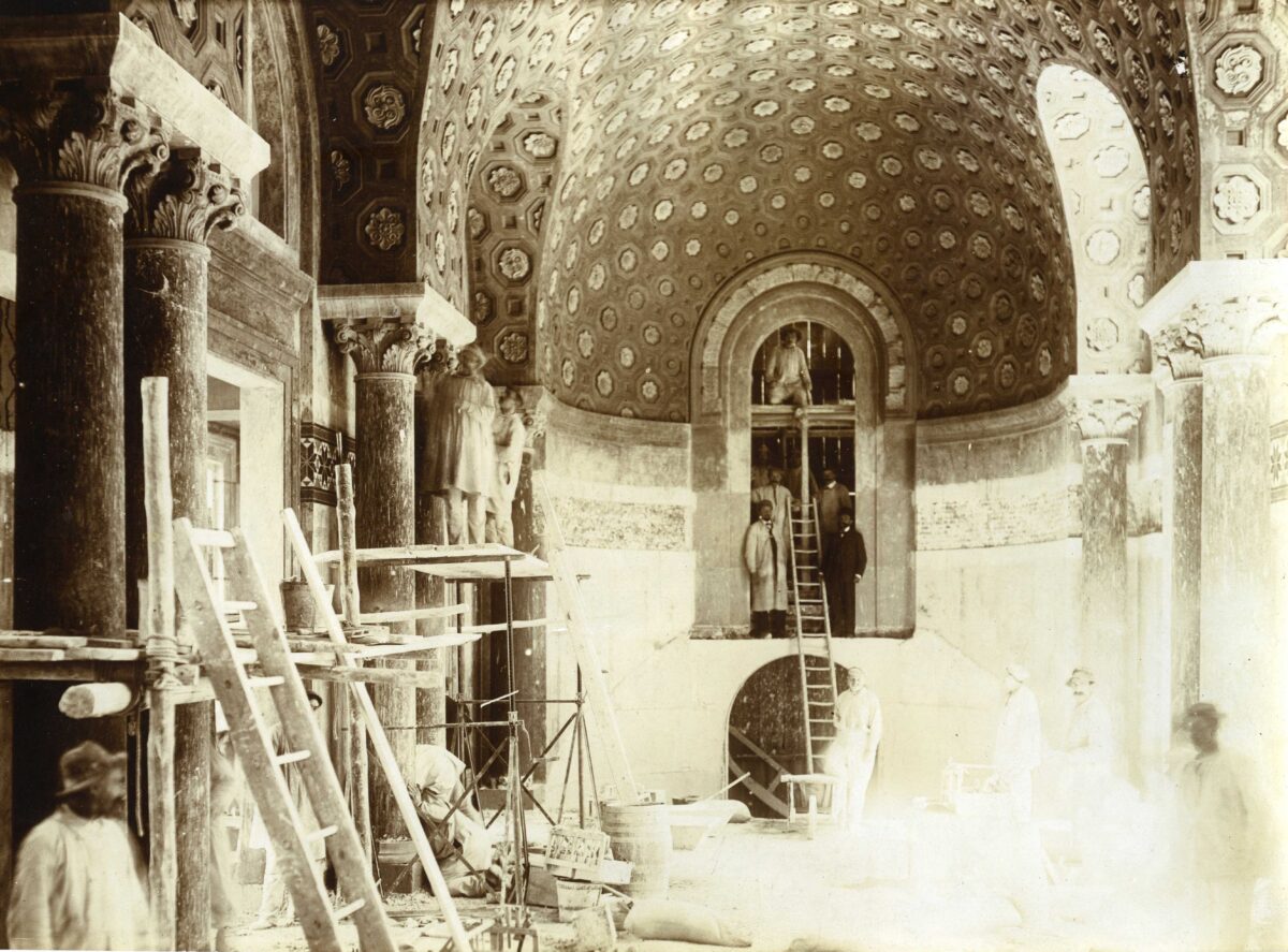 21 – Châtel-Guyon. Chantier des Grands Thermes. – 117J59 0854 – Lot 1 – Média 1 – Archives d’Indre-et-Loire