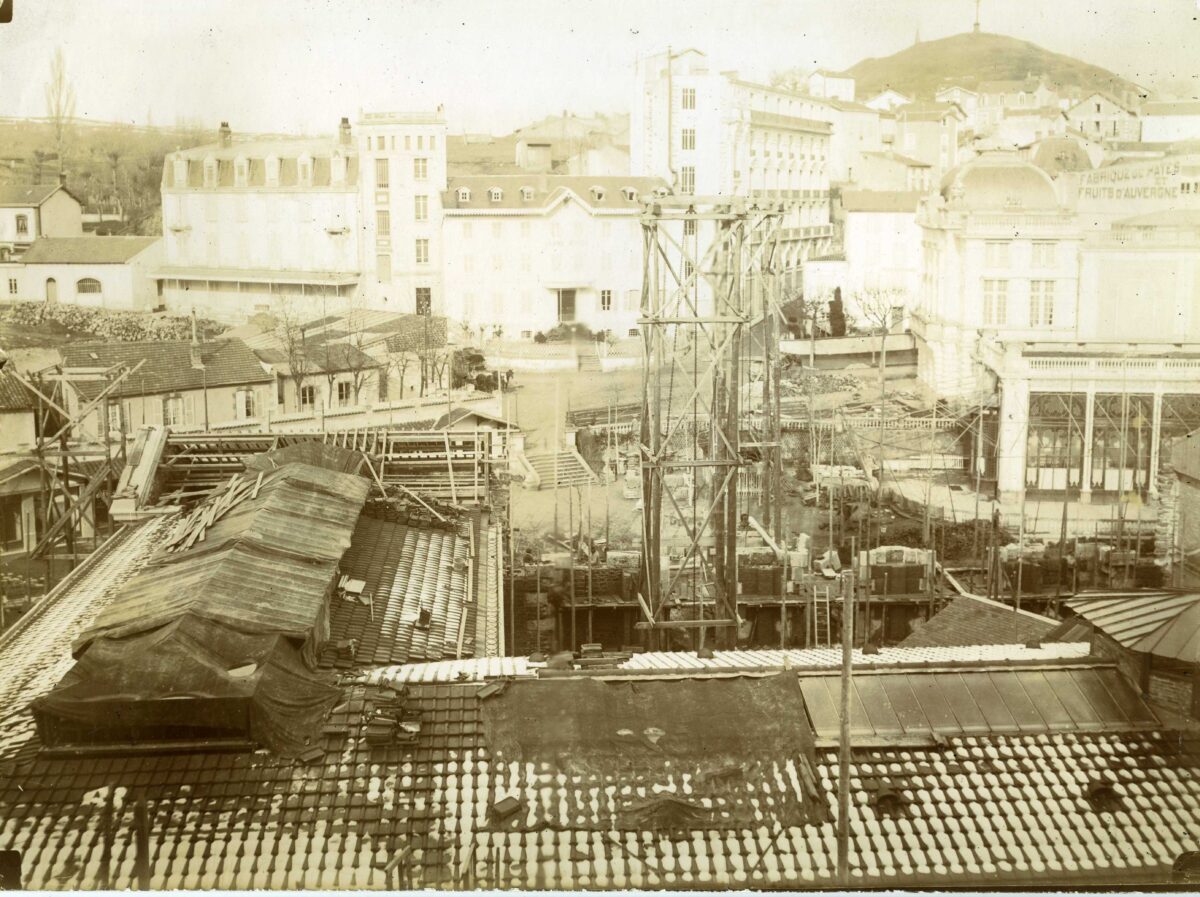 7 – Châtel-Guyon. Chantier des Grands Thermes. – 117J59 0848 – Lot 1 – Média 1 – Archives d’Indre-et-Loire